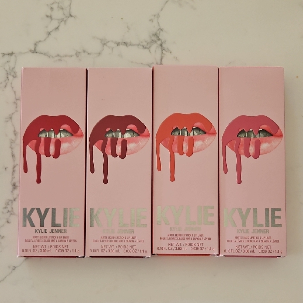 Kylie Cosmetics Lip Kit - Bold Red and Vibrant Orange